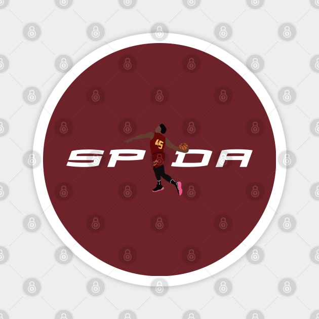 Donovan Mitchell - Spida Cavs (White) Magnet by SportCulture